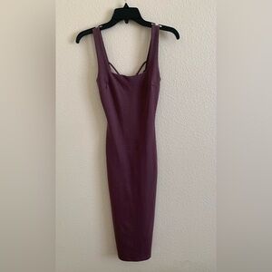 Windsor Sleeveless Midi Dress in Mauve